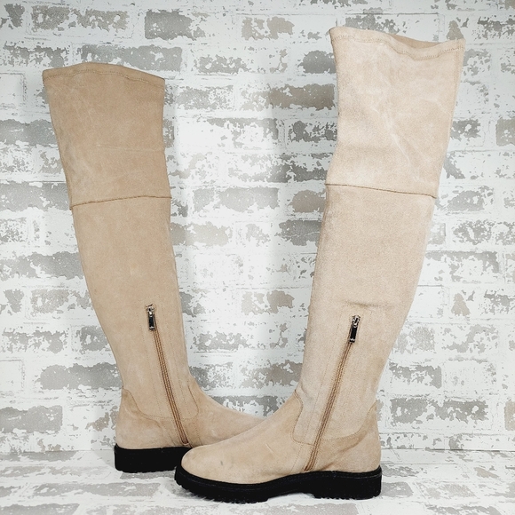 AQUATALIA Mira OTK Stretch Suede Waterproof Over the Knee Boot M763 - Picture 5 of 11